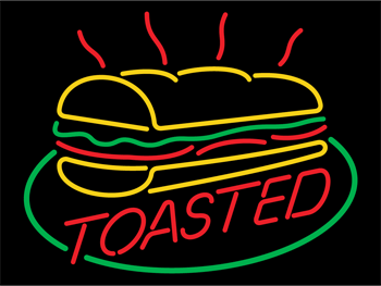 Subway Toasted Neon Sign