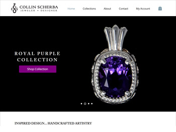 Collin Scherba Jewelry Website